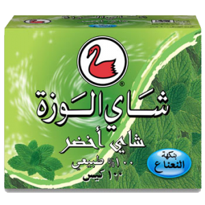 Alwazah-100-Green-Tea-with-Mint-Arabicfront