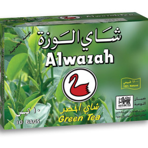 Alwazah Green Tea 10 Tea Bags side1