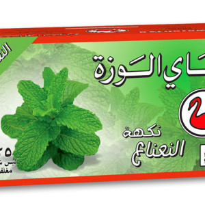 Alwazah Mint 25 Envelope Tea Bags Arabic(side01)